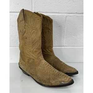 ZODIAC Women's Leather Cowboy Boots Western Cowgirl Vintage US Size 8